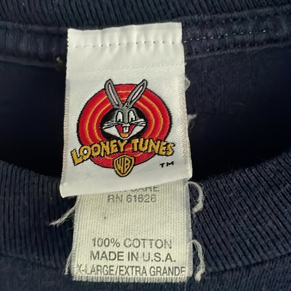 Vintage 90s Looney Tunes Tweety Bird Florida Fearless Graphic Tee - Picture 7 of 10